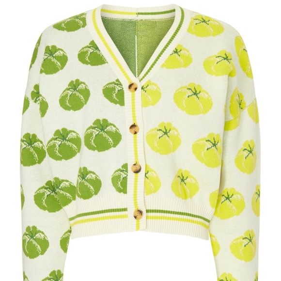 Rachel Antonoff Ana Tomato Cardian XXL - Picture 2 of 9